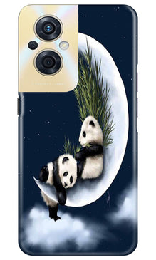 Panda Moon Mobile Back Case for Oppo F21s Pro 5G (Design - 280)