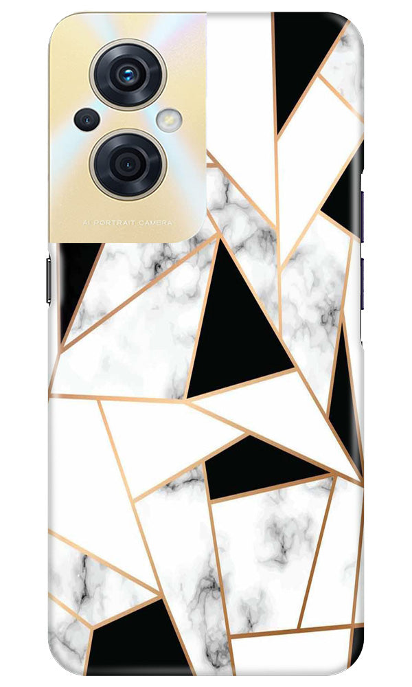 Marble Texture Mobile Back Case for Oppo F21s Pro 5G (Design - 284)