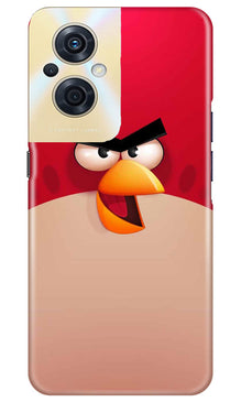 Angry Bird Red Mobile Back Case for Oppo F21s Pro 5G (Design - 287)