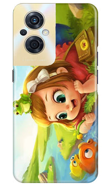 Baby Girl Mobile Back Case for Oppo F21s Pro 5G (Design - 301)
