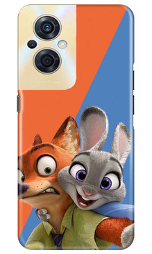 Cartoon Mobile Back Case for Oppo F21s Pro 5G (Design - 306)