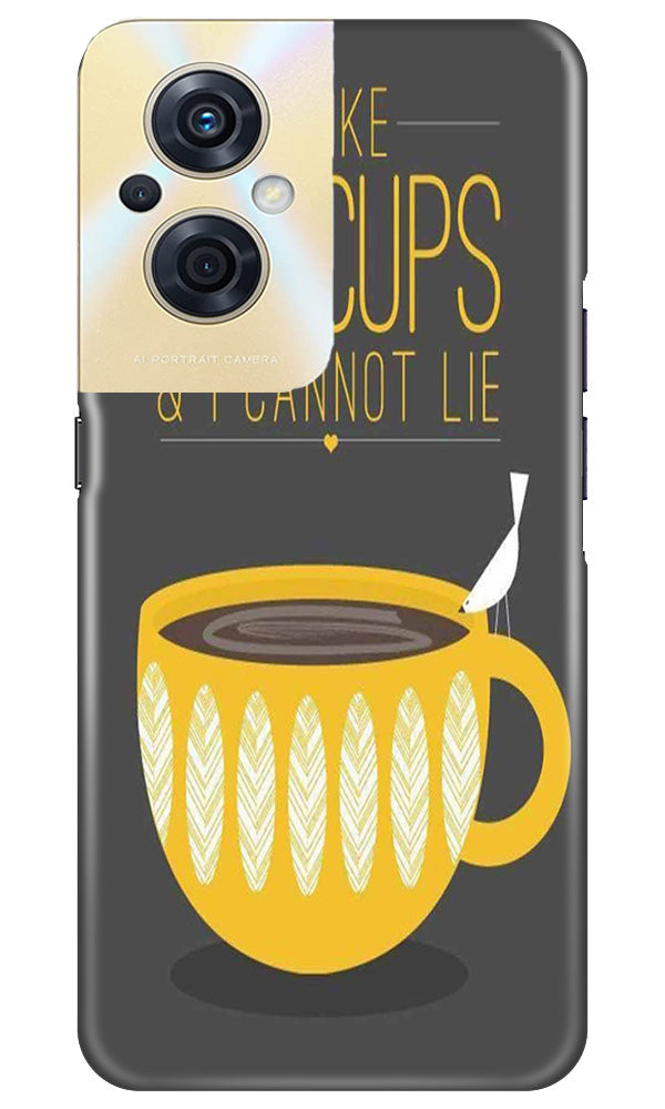 Big Cups Coffee Mobile Back Case for Oppo F21s Pro 5G (Design - 312)
