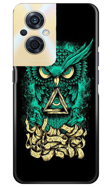 Owl Mobile Back Case for Oppo F21s Pro 5G (Design - 317)