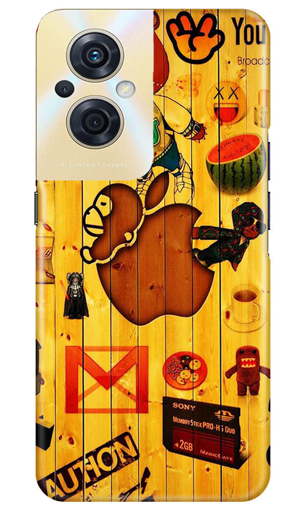 Wooden Texture Mobile Back Case for Oppo F21s Pro 5G (Design - 326)
