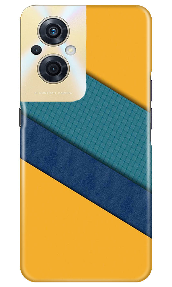 Diagonal Pattern Mobile Back Case for Oppo F21s Pro 5G (Design - 329)