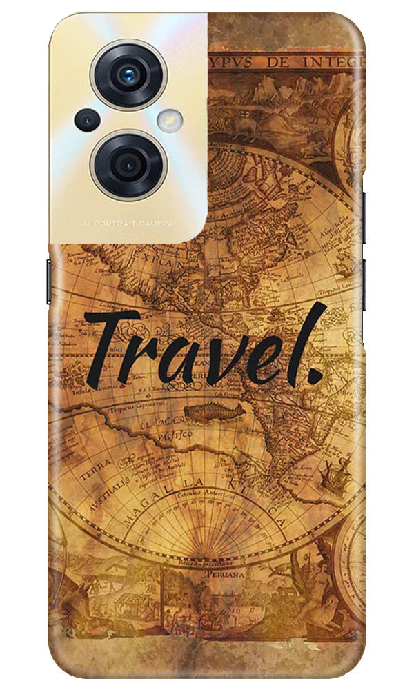 Travel Mobile Back Case for Oppo F21s Pro 5G (Design - 334)