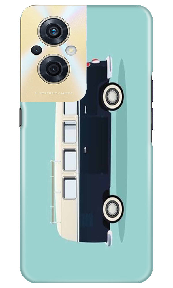 Travel Bus Mobile Back Case for Oppo F21s Pro 5G (Design - 338)