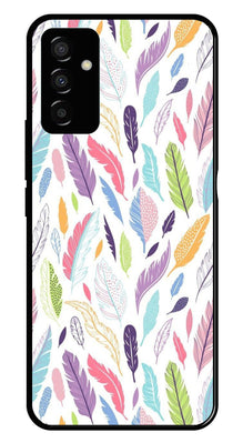 Colorful Feathers Metal Mobile Case for Samsung Galaxy F23