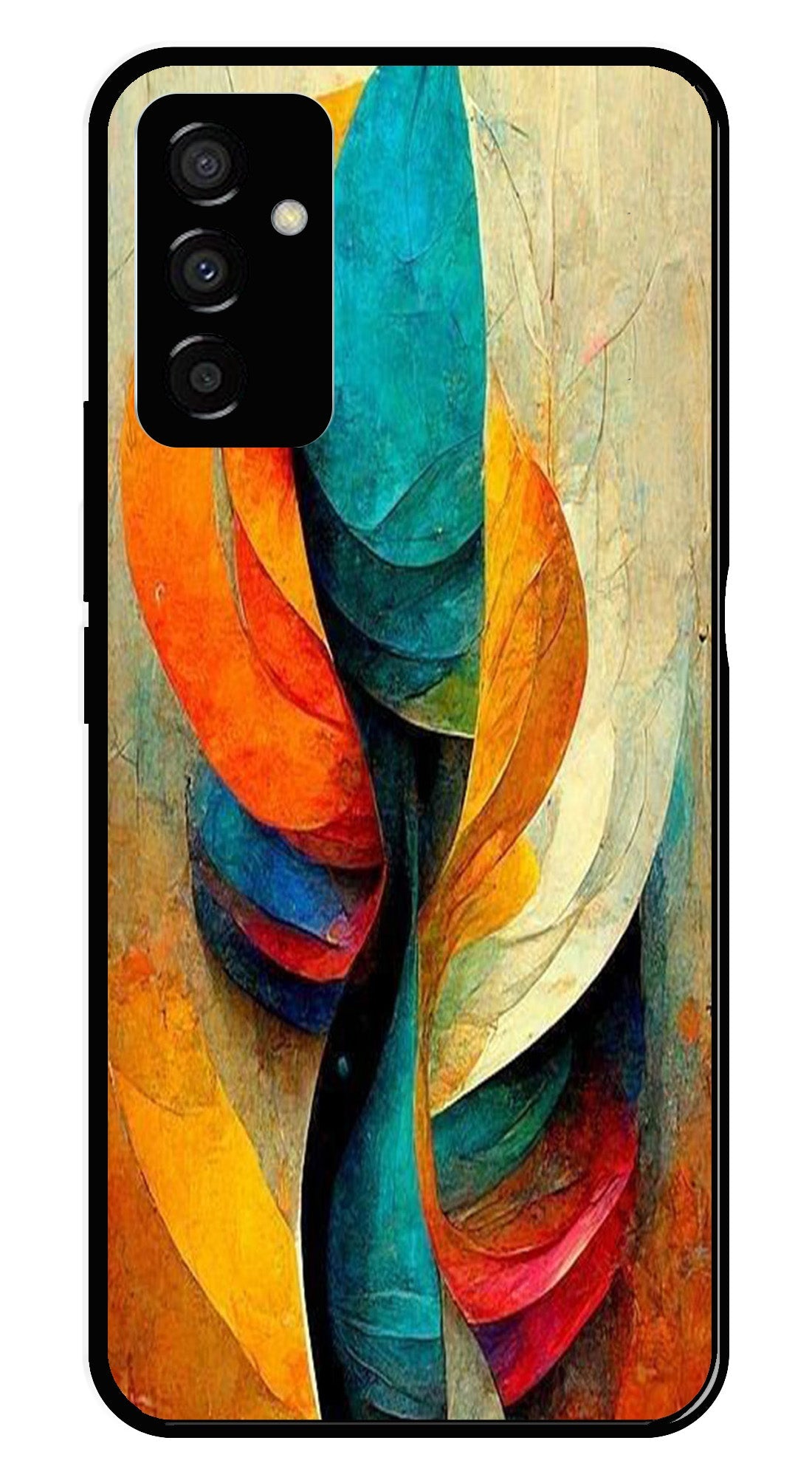 Modern Art Metal Mobile Case for Samsung Galaxy F23   (Design No -11)