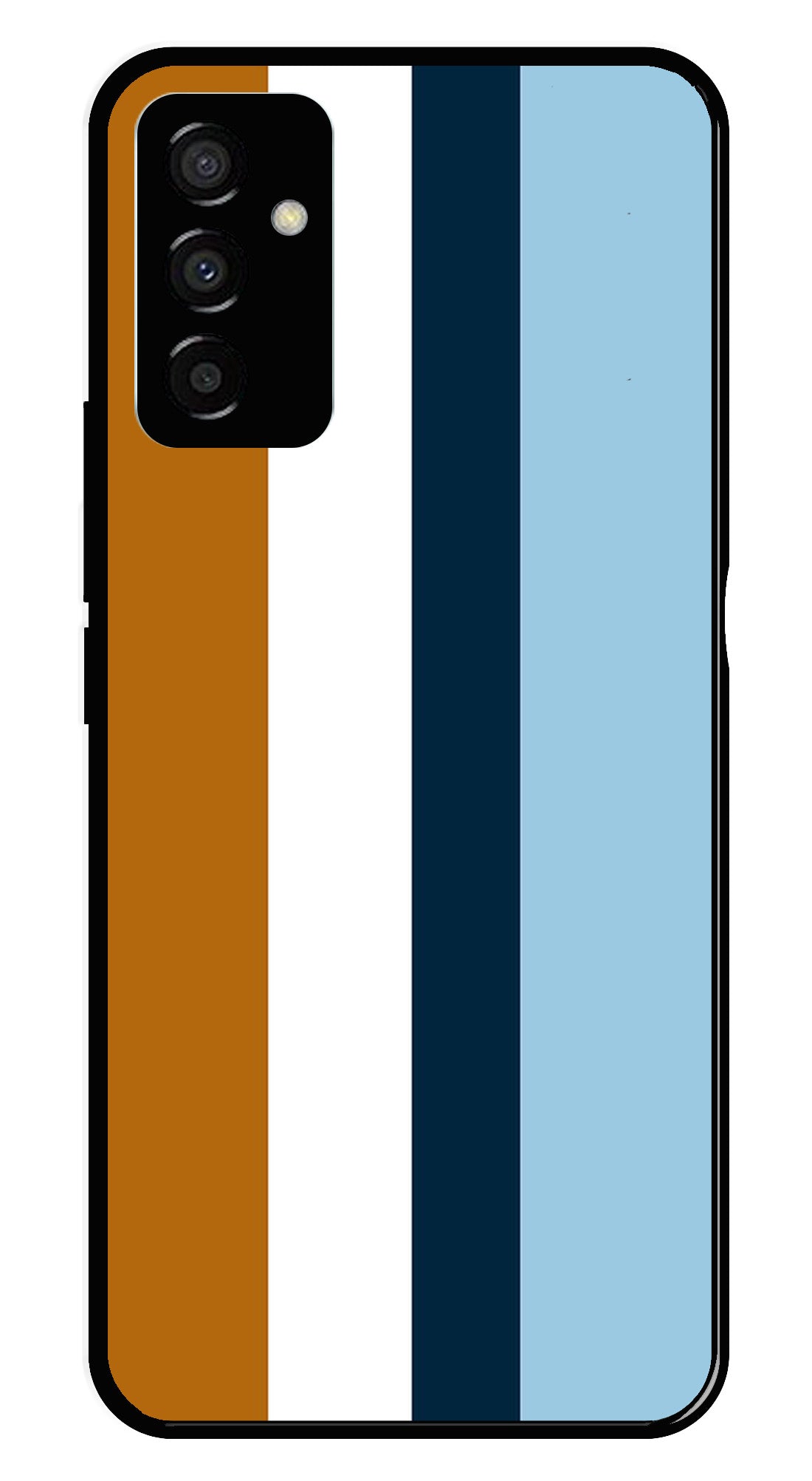 MultiColor Pattern Metal Mobile Case for Samsung Galaxy F23   (Design No -17)