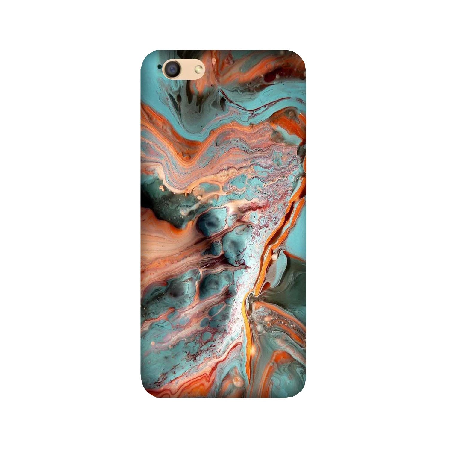 Marble Texture Mobile Back Case for Oppo F3  (Design - 309)