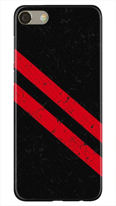 Black Red Pattern Mobile Back Case for Oppo F3  (Design - 373)