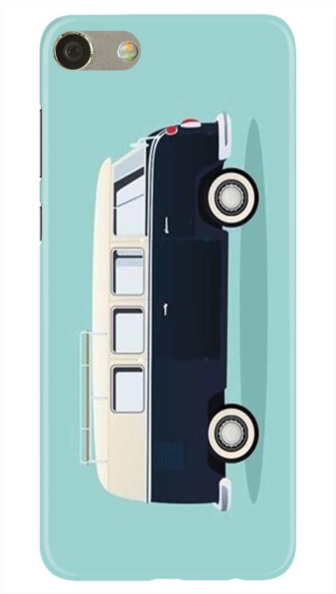 Travel Bus Mobile Back Case for Oppo F3  (Design - 379)