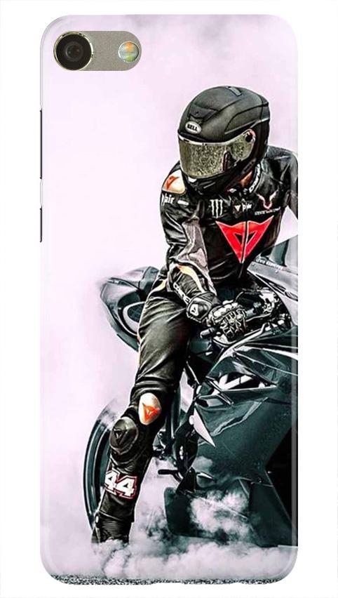 Biker Mobile Back Case for Oppo F3  (Design - 383)