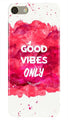 Good Vibes Only Mobile Back Case for Oppo F3  (Design - 393)