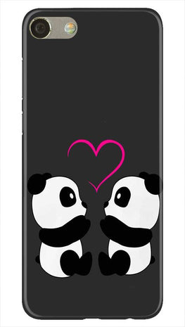 Panda Love Mobile Back Case for Oppo F3  (Design - 398)