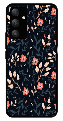 Floral Pattern Metal Mobile Case for Samsung Galaxy F34 5G