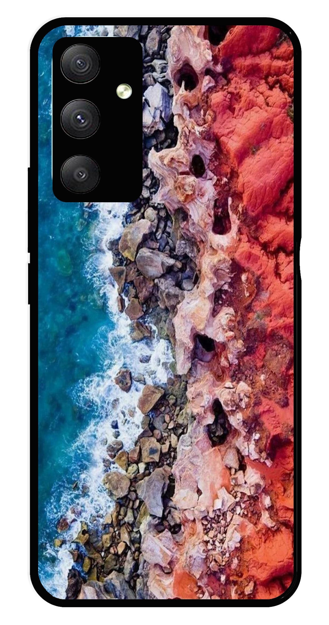 Sea Shore Metal Mobile Case for Samsung Galaxy F34 5G   (Design No -18)