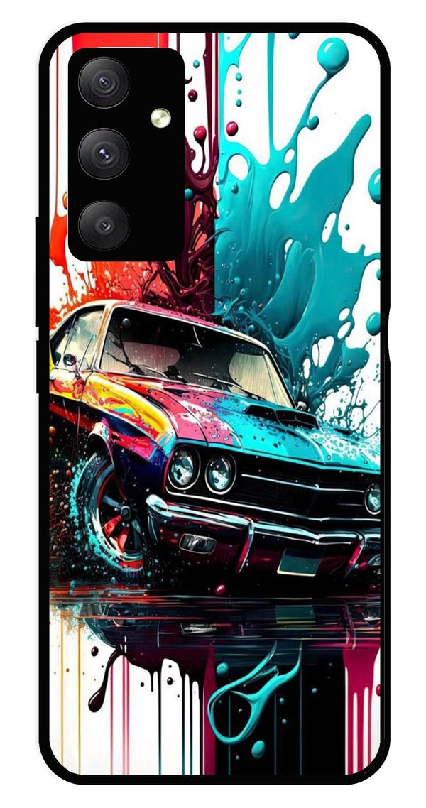 Vintage Car Metal Mobile Case for Samsung Galaxy F34 5G   (Design No -29)