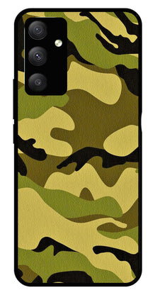 Army Pattern Metal Mobile Case for Samsung Galaxy F34 5G