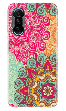Rangoli art2 Mobile Back Case for Poco F3 GT 5G (Design - 29)
