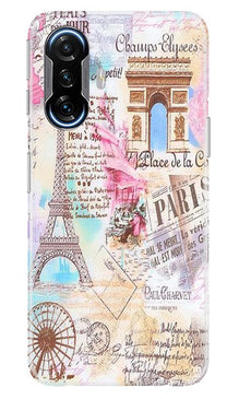 Paris Eiftel Tower Mobile Back Case for Poco F3 GT 5G (Design - 54)