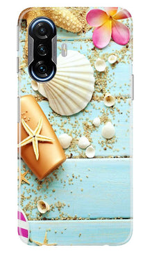 Sea Shells Mobile Back Case for Poco F3 GT 5G (Design - 63)