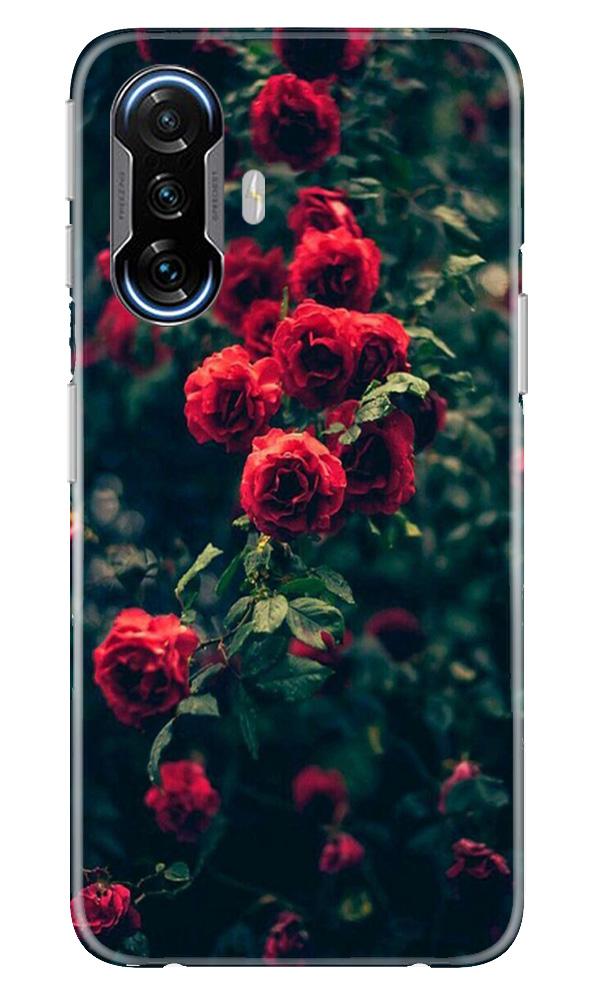 Red Rose Case for Poco F3 GT 5G