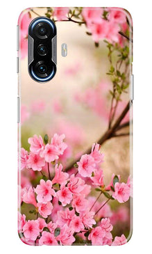 Pink flowers Mobile Back Case for Poco F3 GT 5G (Design - 69)