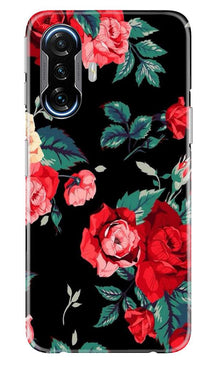 Red Rose2 Mobile Back Case for Poco F3 GT 5G (Design - 81)