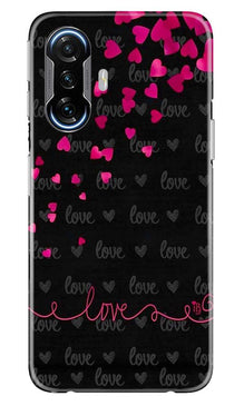 Love in Air Mobile Back Case for Poco F3 GT 5G (Design - 89)