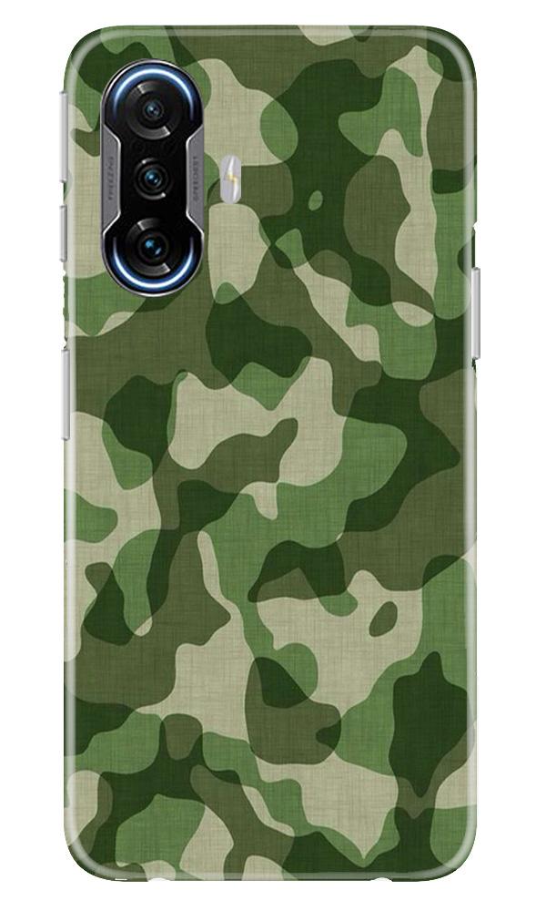 Army Camouflage Case for Poco F3 GT 5G(Design - 106)
