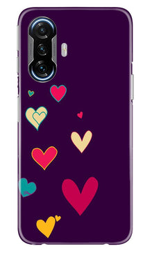 Purple Background Mobile Back Case for Poco F3 GT 5G  (Design - 107)