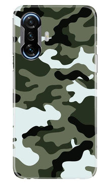 Army Camouflage Mobile Back Case for Poco F3 GT 5G  (Design - 108)