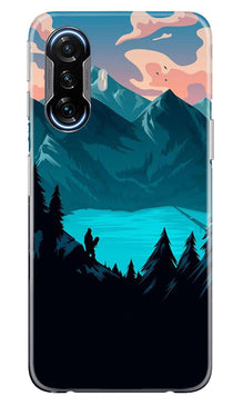 Mountains Mobile Back Case for Poco F3 GT 5G (Design - 186)