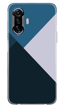 Blue Shades Mobile Back Case for Poco F3 GT 5G (Design - 188)