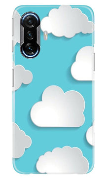 Clouds Mobile Back Case for Poco F3 GT 5G (Design - 210)