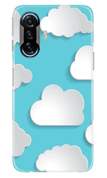 Clouds Mobile Back Case for Poco F3 GT 5G (Design - 210)