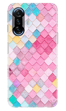 Pink Pattern Mobile Back Case for Poco F3 GT 5G (Design - 215)
