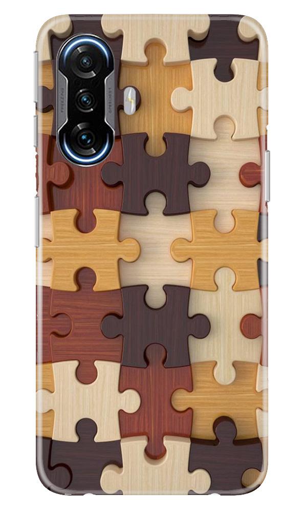 Puzzle Pattern Case for Poco F3 GT 5G (Design No. 217)