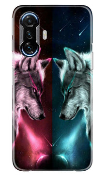 Wolf fight Mobile Back Case for Poco F3 GT 5G (Design - 221)