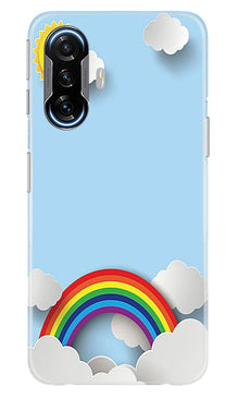 Rainbow Mobile Back Case for Poco F3 GT 5G (Design - 225)