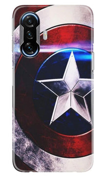 Captain America Shield Mobile Back Case for Poco F3 GT 5G (Design - 250)