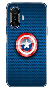 Captain America Shield Mobile Back Case for Poco F3 GT 5G (Design - 253)