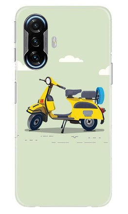 Vintage Scooter Case for Poco F3 GT 5G (Design No. 260)