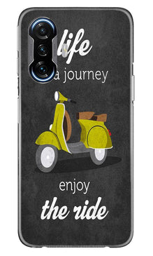 Life is a Journey Mobile Back Case for Poco F3 GT 5G (Design - 261)