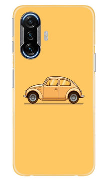 Vintage Car Mobile Back Case for Poco F3 GT 5G (Design - 262)
