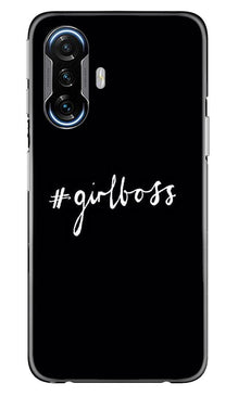 #GirlBoss Mobile Back Case for Poco F3 GT 5G (Design - 266)