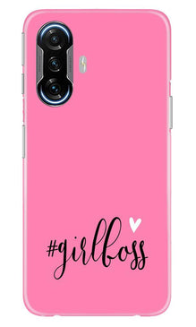 Girl Boss Pink Mobile Back Case for Poco F3 GT 5G (Design - 269)