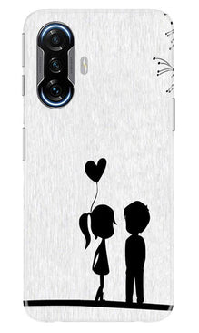 Cute Kid Couple Mobile Back Case for Poco F3 GT 5G (Design - 283)